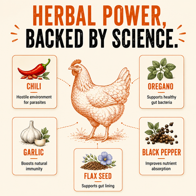 Chicken De-Wormer Powder