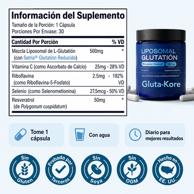Glutatión liposomal