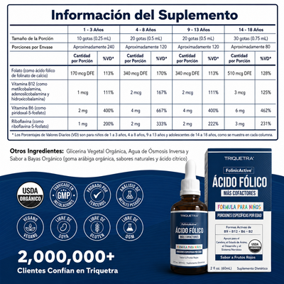 Folinico orgánico Active Kids