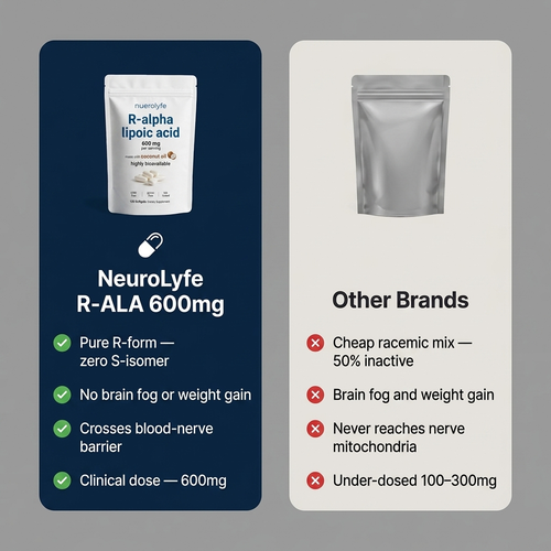 R-Alpha Lipoic Acid — 600mg Pure R-Form Softgels