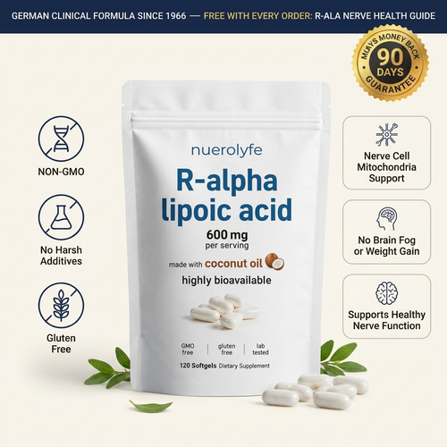 R-Alpha Lipoic Acid — 600mg Pure R-Form Softgels